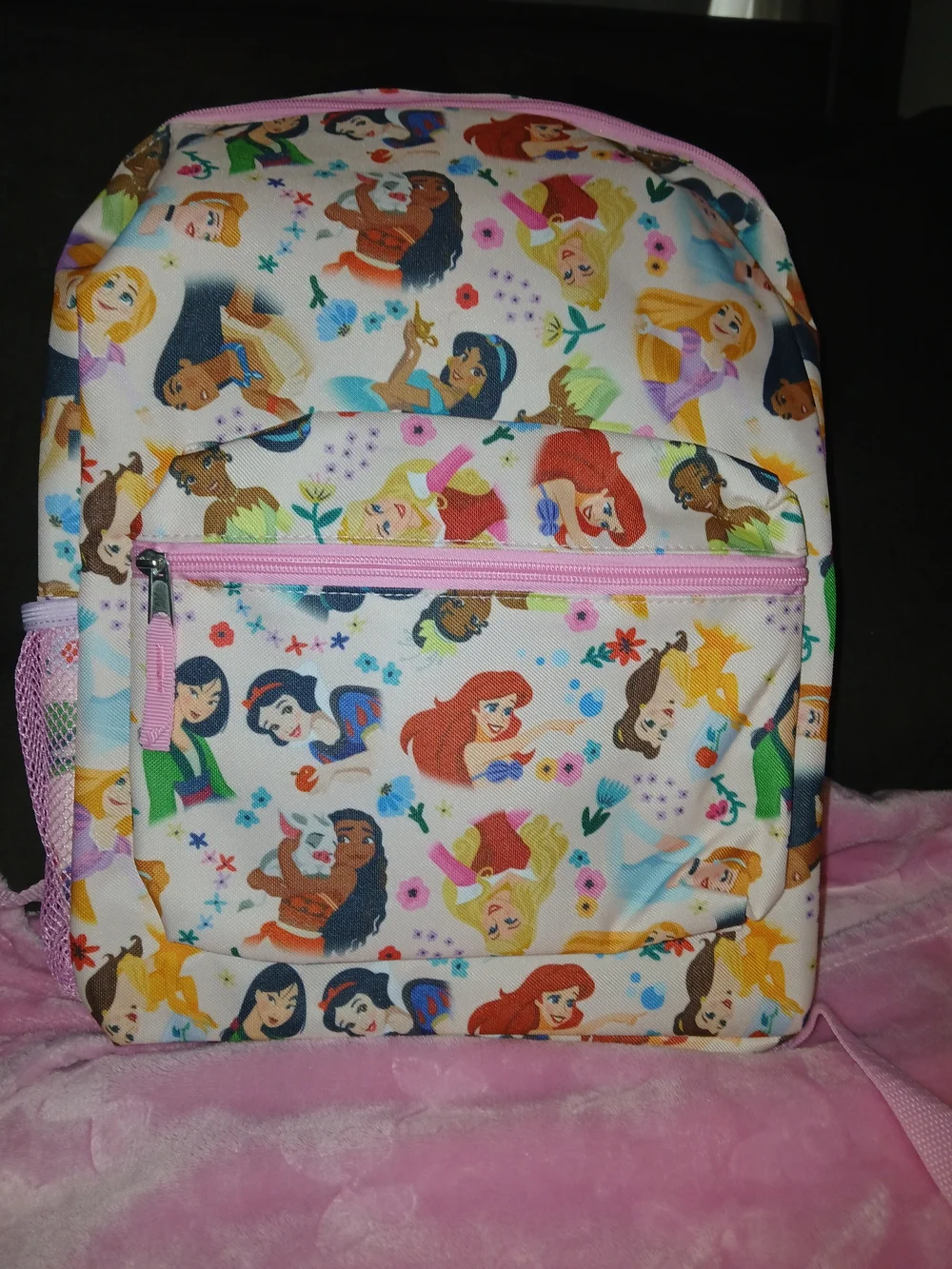 Kids Princess Character Backpack - Pink